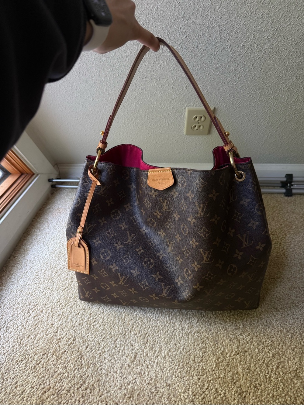 Louis Vuitton Monogram Canvas Graceful MM Hobo